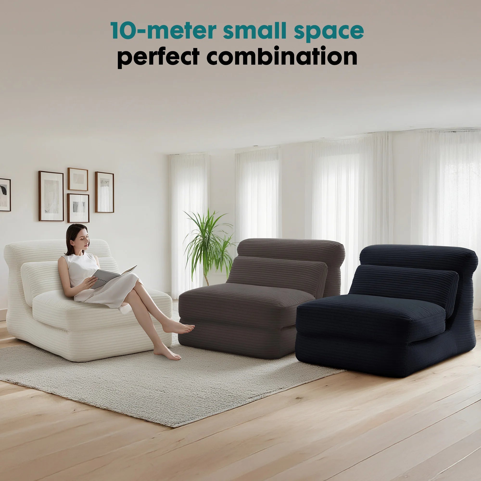Modern Ergonomic Folding Sofa Bed