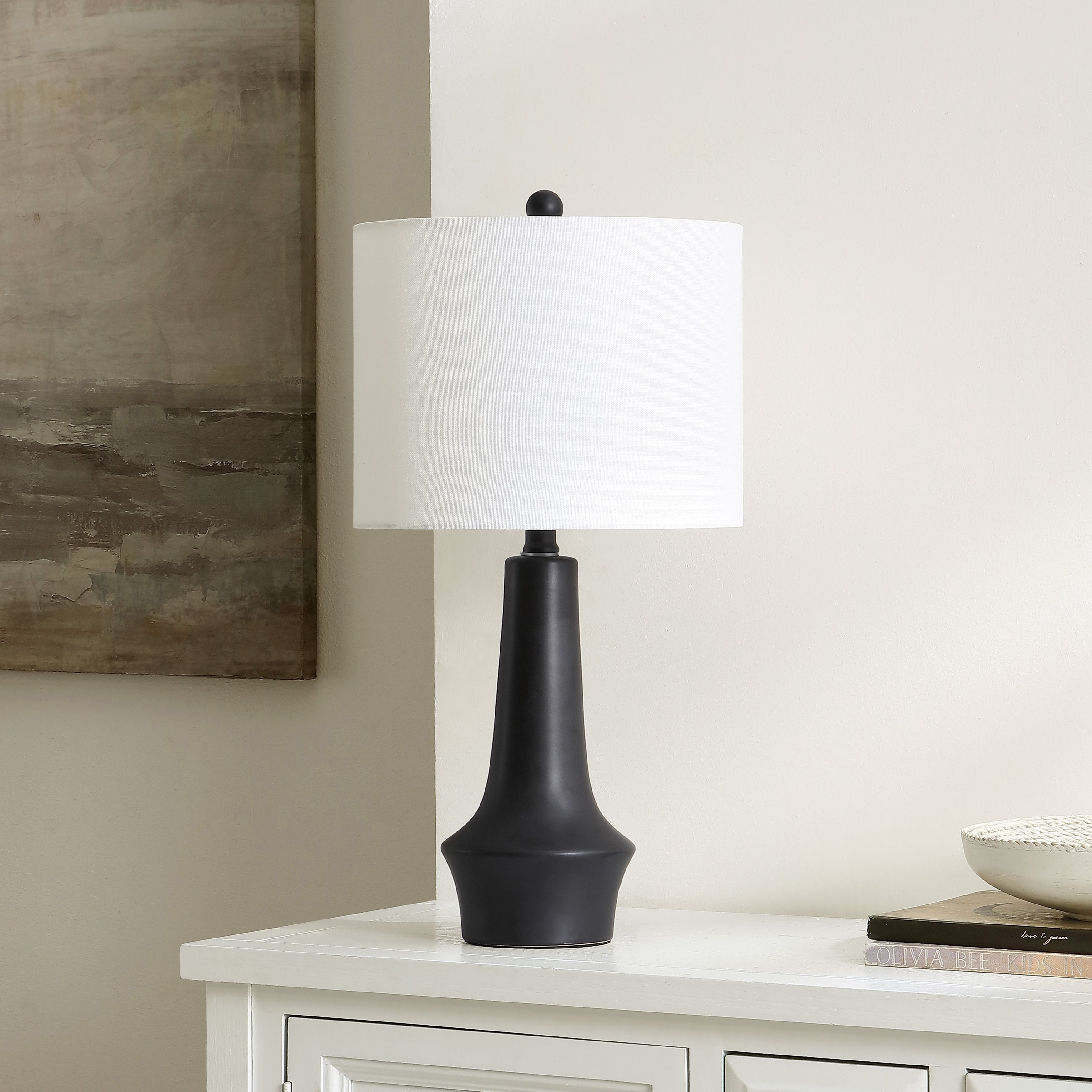 Home Lighting Collection Solyn 22" Modern & Contemporary Table Lamp - 11" W X 11" D X 22" H