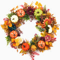 Fall Pumpkin Wreath Decoration