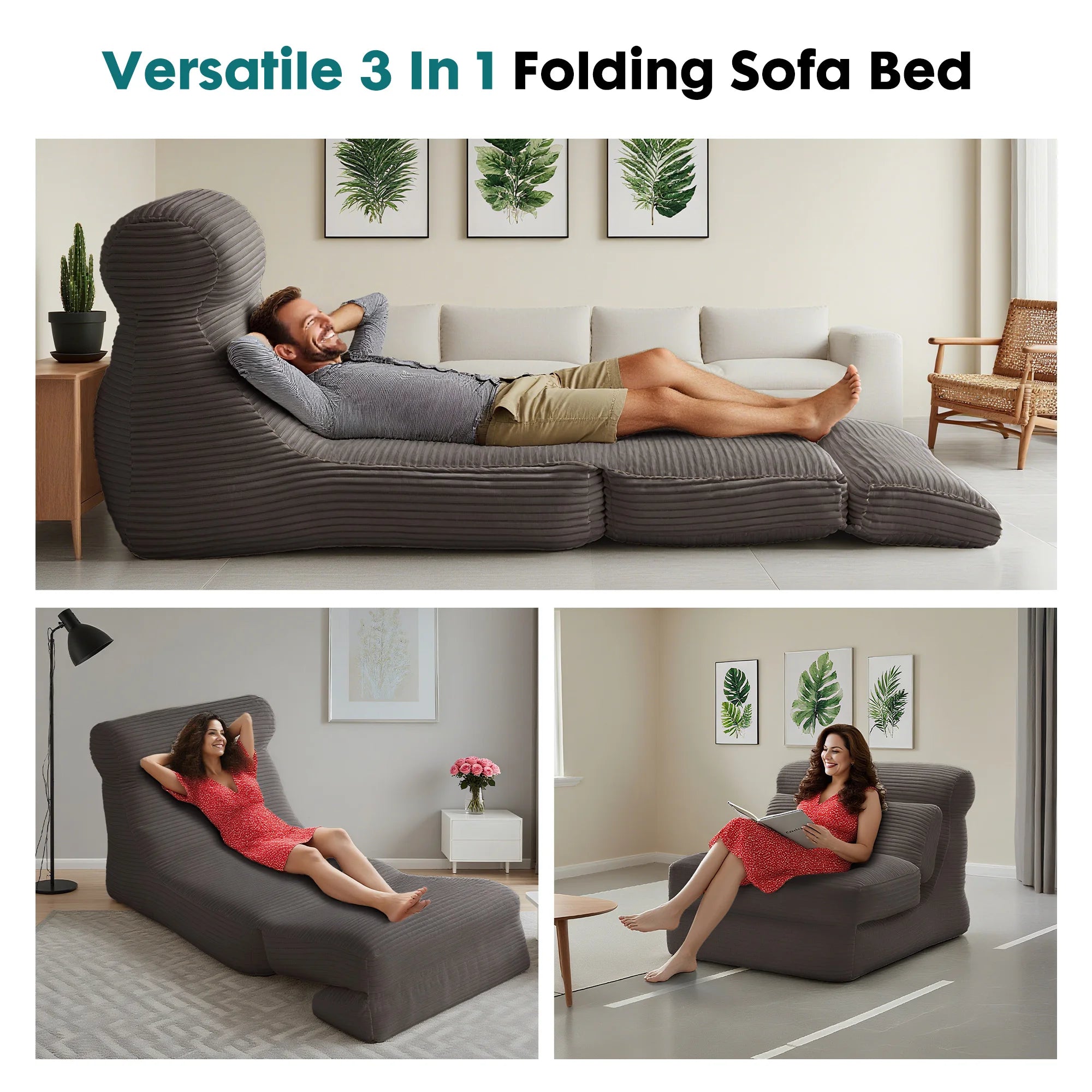Modern Ergonomic Folding Sofa Bed