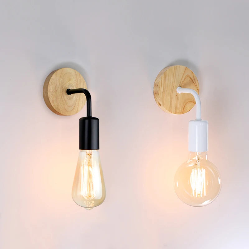 Wall Lamp E27 110V 220V Vintage Sconce Wall Light Fixture Dining Living Room Bedroom Bedside Retro Lamp Industrial Decoration
